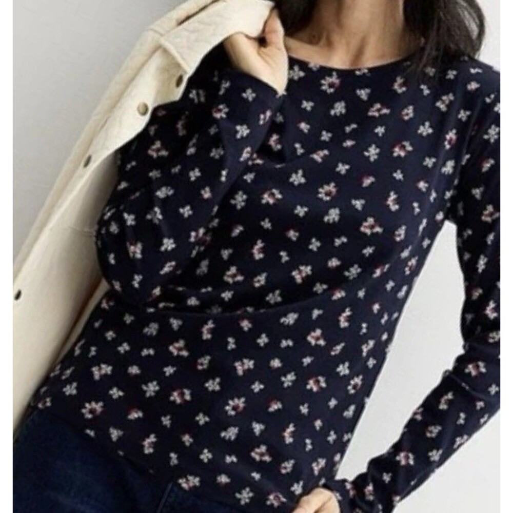 Croft & Barrow Long Sleeve Crewneck Navy Cardinals Cotton Christmas XL New 